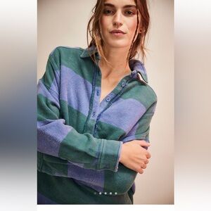 We The Free Arizona Sky Striped Pullover NWT